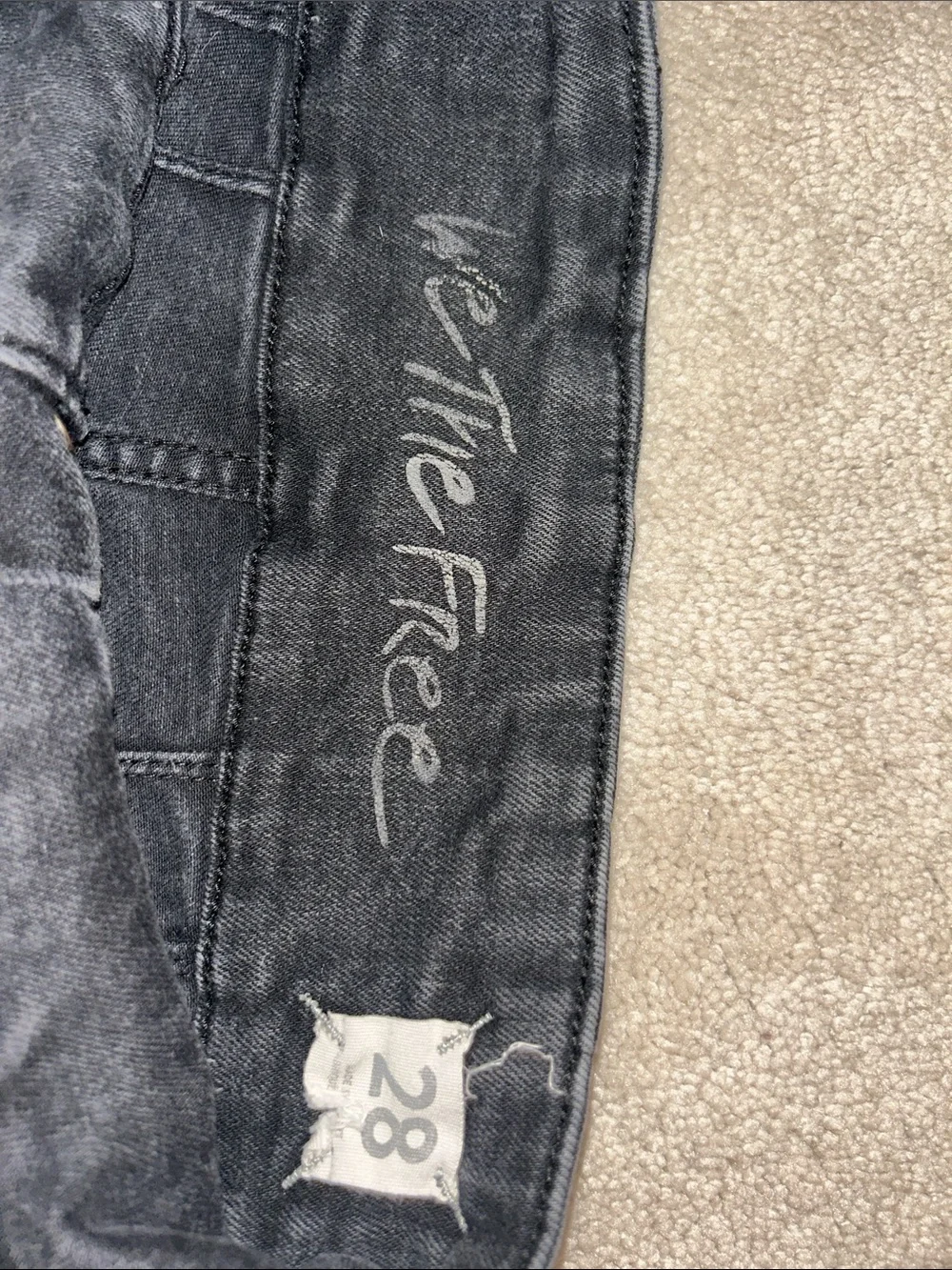 We The Free Black Skinny Jeans